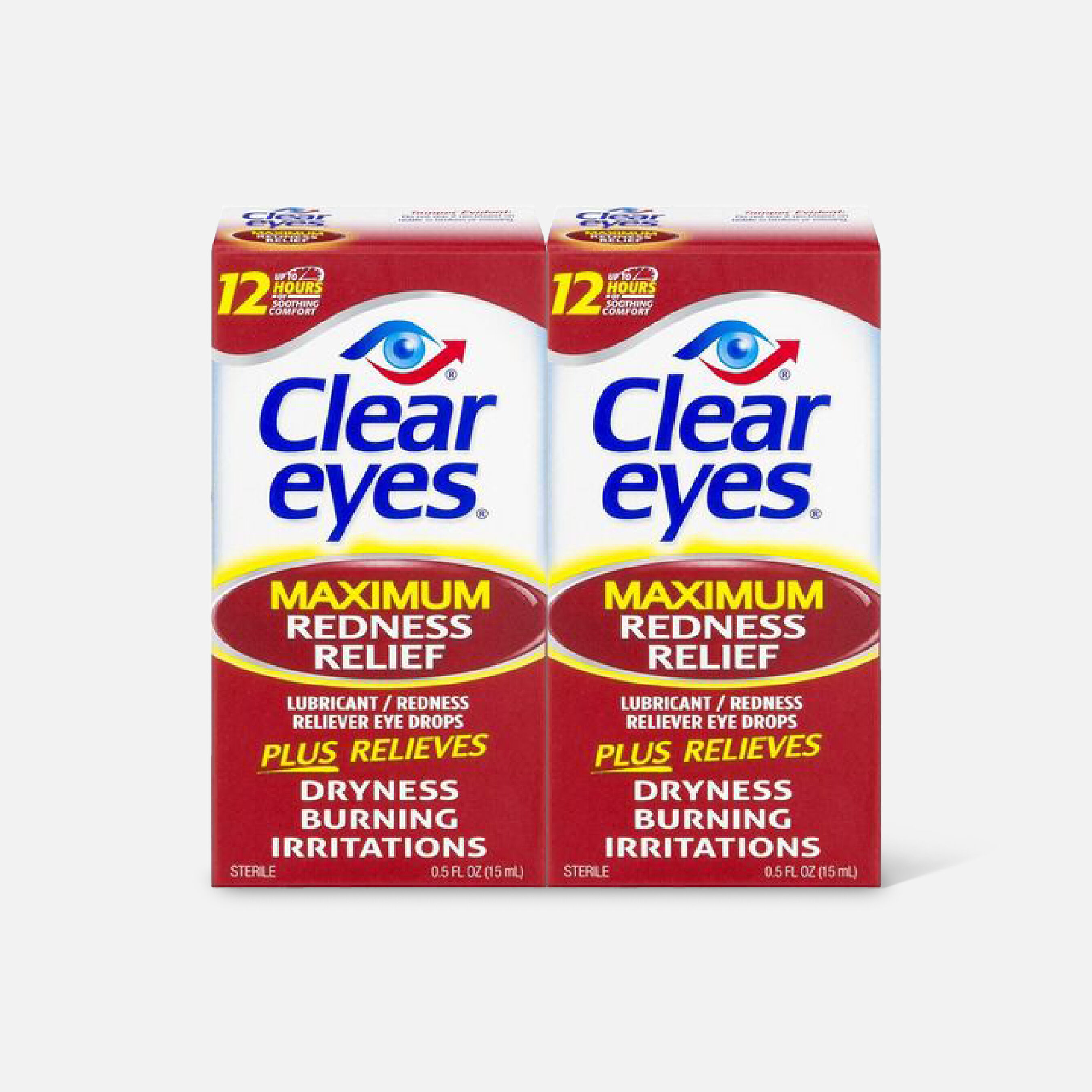 Clear Eyes Maximum Itchy Eye Relief, .5 oz. (2Pack)